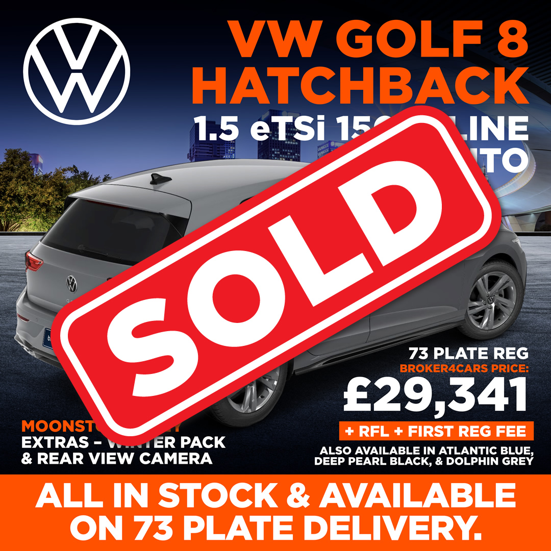 VW GOLF HATCHBACK 1.5 TSI 150 R-Line DSG Auto Moonstone Grey. SOLD